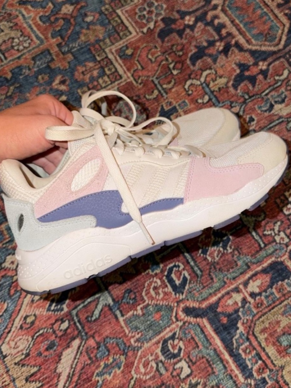 Adidas Chaos Aero Pink White Sneakers